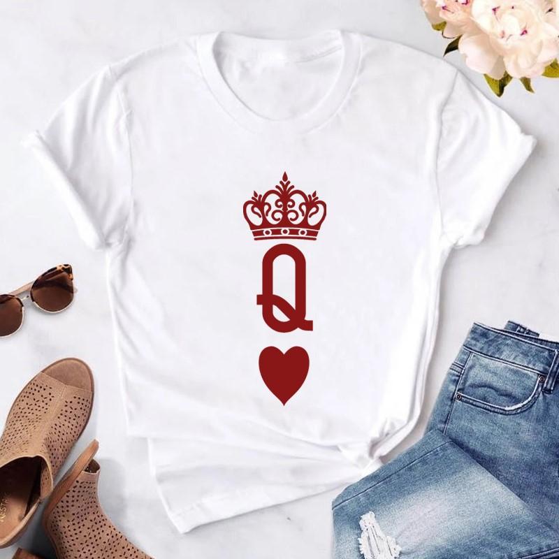 Dámské tričko s potiskem a krátkým rukávem, dámské oblečení