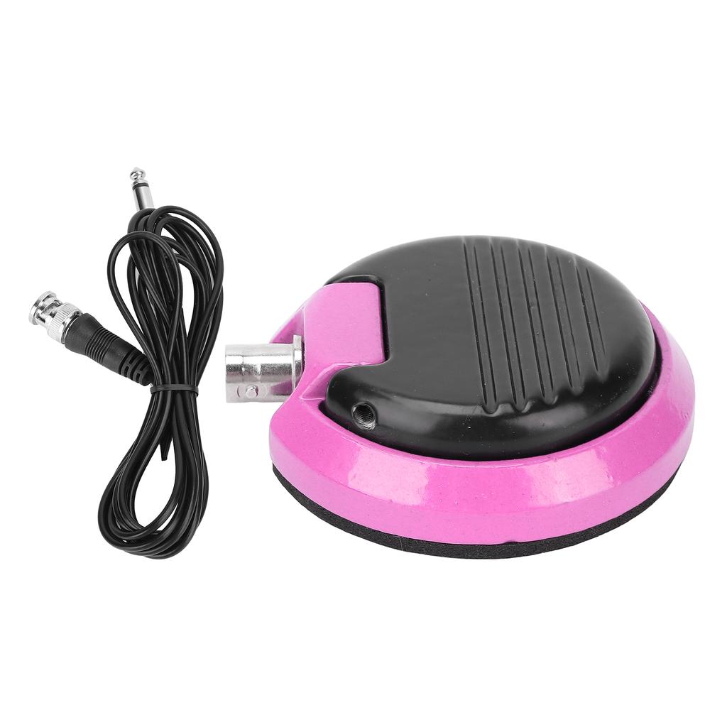 Round Tattoo Foot Pedal Switch Portable Tattoo Machine Foot Switch Controller AccessoryPink