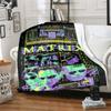 1pc The Matrix Neon Poster Cartoon Blanket,Portable Throw for Travel & Camping, All Season Cozy Blanket,Ideal Gift