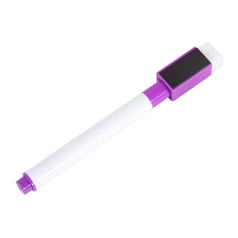 Magnetic Erasable Whiteboard Markers for Kids - 8 Water-Based Colors with Brush and Magnetic Tape