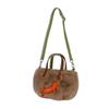 Tsumori Chisato Kira Neko Fur 2-Way Handbag S Brown