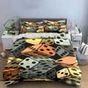 Colorful dice pattern. Bedding sets Duvet cover sets Duvet covers Pillowcases(1*Duvet Cover 2*Pillowcases without duvet insert)