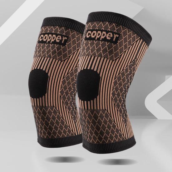 1Pc Knee Sleeve High Elastic Breathable Pressurization Knitting Knee Protection Knee Compression Sleeve