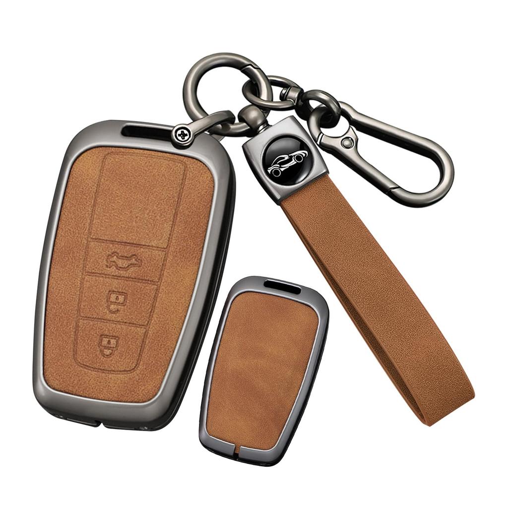 Toyota Key Case, Key Holder, Alloy, PU Leather, Key Shell, Corolla Crown, RAV4, 86,