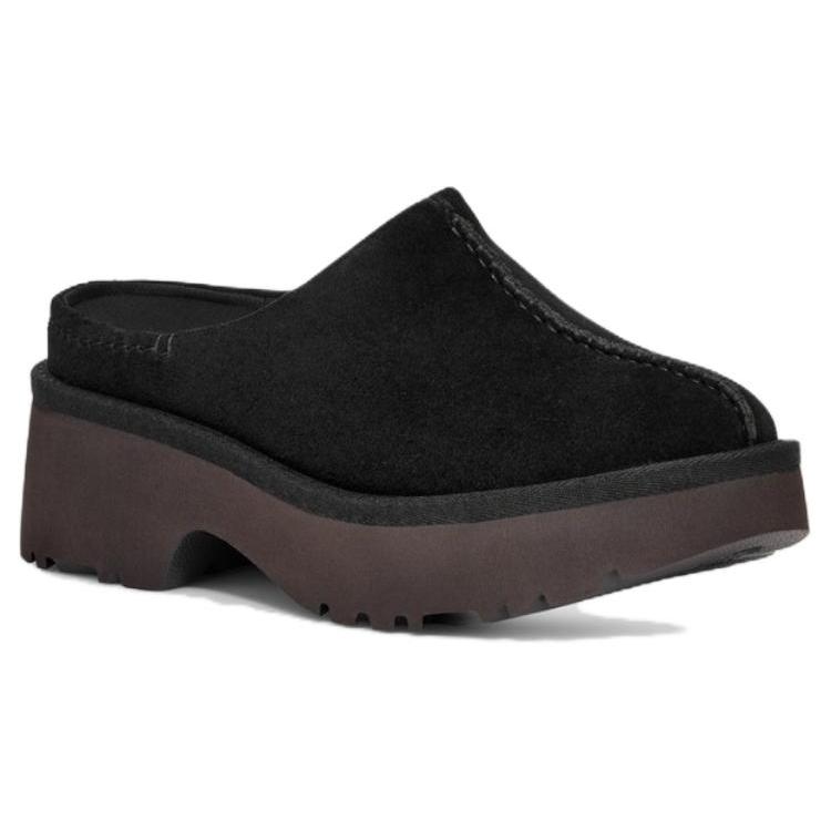 New UGG New Heights Clog Black Women's 1152731-BLK
