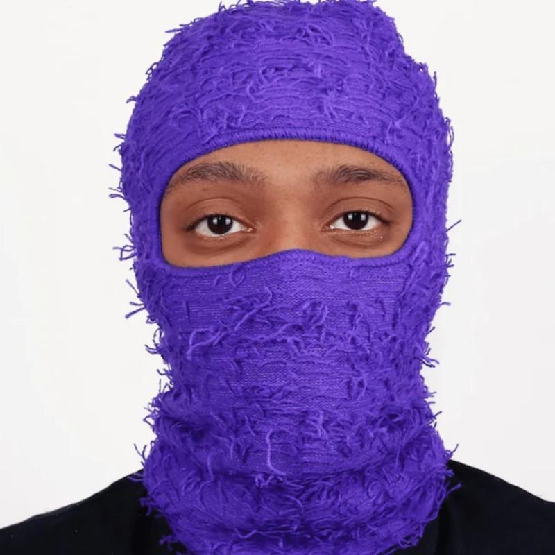 Passamontagna Invernale Lavorato a Maglia Mimetico Cappello Unisex Caldo Antivento Copricapo Per Uomini Donne