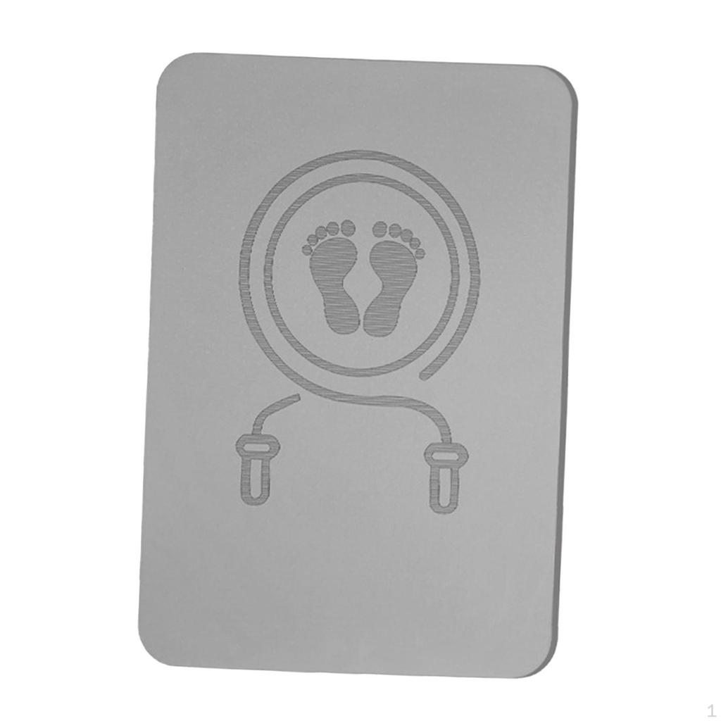 Jump Rope Mat Indoor Slow Jogging Pad Shock Absorption Fitness Blanket Outdoor Non-Slip