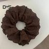 Damska Opaska do Włosów Czterowarstwowa Koronkowa Ozdoba Duża Opaska Jednolity Kolor Styl Francuski Gumka do Włosów Akcesoria do Włosów