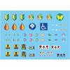 1/24 Car Model Option Decal Set (Beginner Mark) - Model Car Decal JD24-1 - Pack of 1