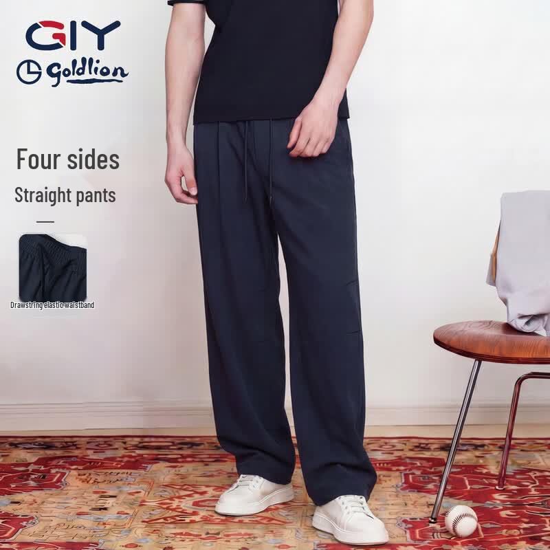 Goldlion Men s Premium Straight-Leg Casual Pants M