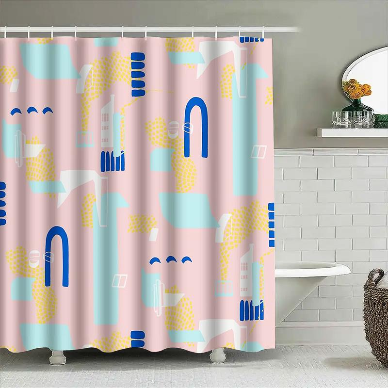 Shower Curtain Botanical Floral Nature Greenery Bathroom Decor Set Waterproof Vintage Farmhouse Style Home Decor