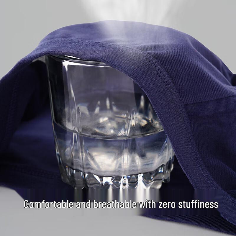 Jianjiang Men's 7A Antibacterial Cotton Breathable Briefs (3-Pack)