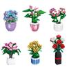 Eternal Flower Bouquet Building Blocks Pendant Compatible with LEGO DIY Ornaments Model Toys