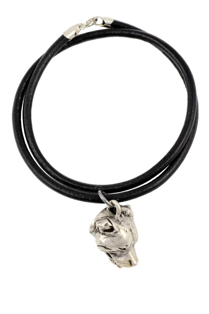 Staffordshire Bull Terrier, Staffy - Dog Necklace In Gift Box, Silver-plated Locket for Dog Fan, Striking Pendant by Art-Dog Brand