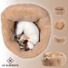 Washable Dog Bed for Winter for Small and Fluffy Stretchable Warm Genuine Domestic Brand UK Elements Product (Perfect Cats, Dogs, Puppies) Bed,