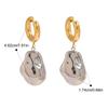  Stainless Steel Geometric Unusual Earrings Prevent Allergy Simple Metal 18K Gold PVD Plated Jewelry Bijoux Gift