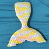 Accessori per Capelli a Forma di Coda di Pesce con Paillettes da Sirena per Bambini