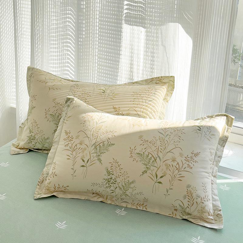 Set of Two Pure Cotton Pillowcases, 48x74cm - Pillow Core Covers [Pair Only]