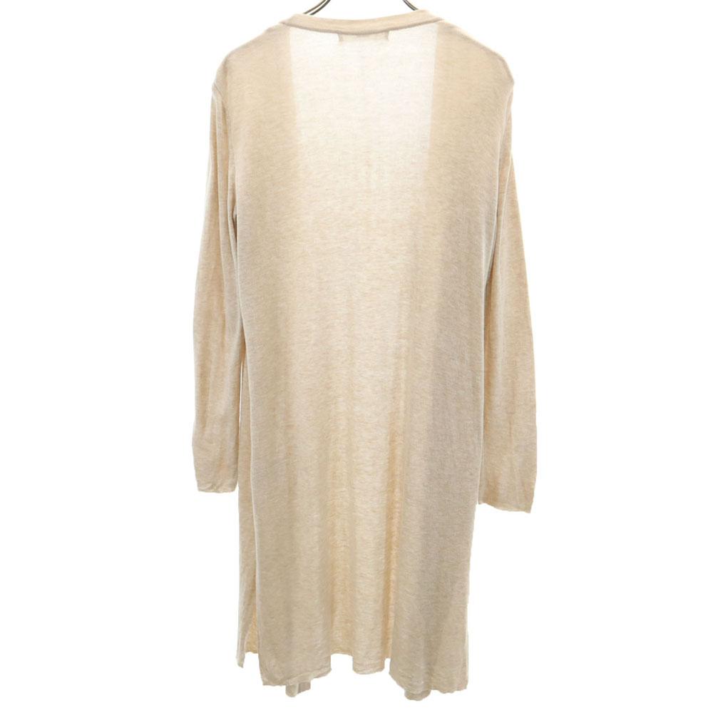 Rene Made In Japan Cashmere Blend Long Sleeve Knit Long Cardigan 34 Beige Men's Used