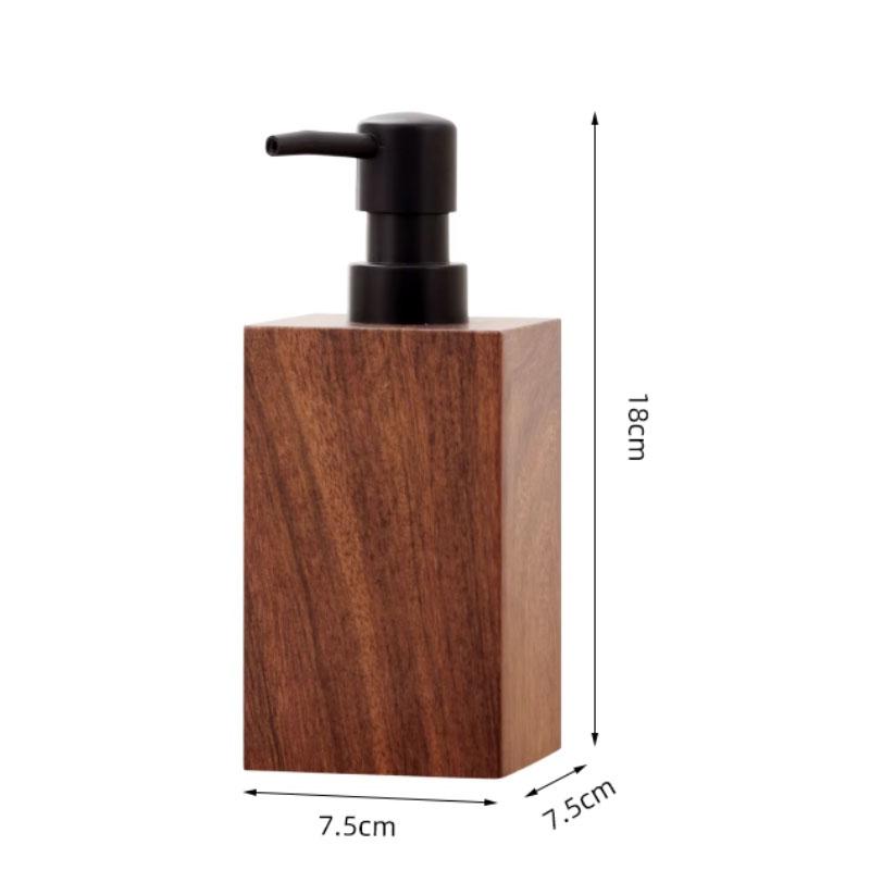 

soap dispenser Walnut grain hand sanitizer bottle bubble bottle foam hotel high-end shampoo bath gel separate bottles dispenser