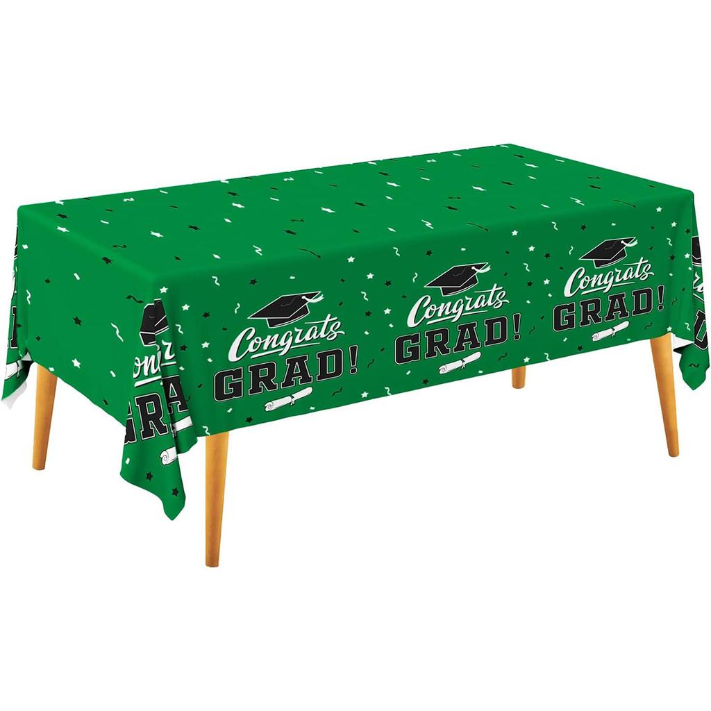152*305cm High-quality Linen Graduation Tablecloth, -wrinkle Tablecloth, Suitable For Use In Graduation Ceremonies And Party Supplies. Party Supplies