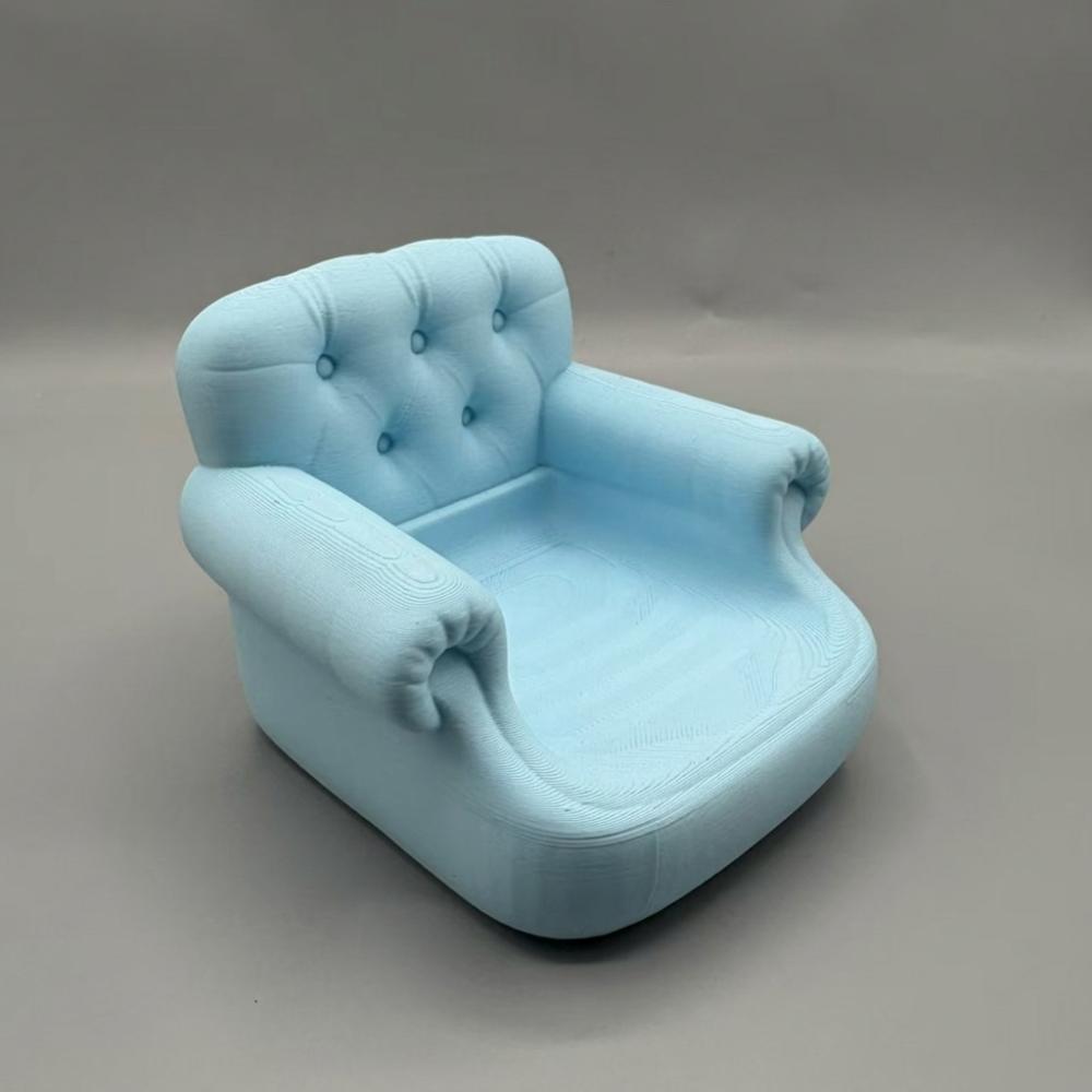 Plastic Couch Jewelry Tray 3D Printed Desktop Trinket Holder Small Sofa Statue Party Supplies