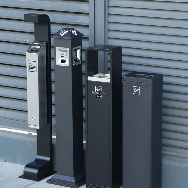 Outdoor Stainless Steel Standing Ashtray