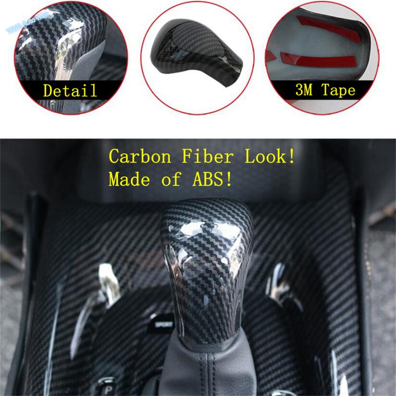 ABS Sticker Gear Shifter Knob Handball Cover Trim For Toyota Corolla E210 + Camry 2018 + Yaris cross + Avalon +
