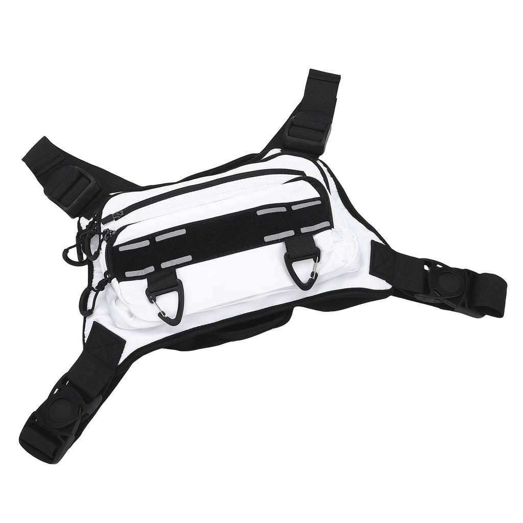 Bolsa de Peito Esportiva Masculina para Corrida Montanhismo Portátil Grande Capacidade Tecido Respirável de Secagem Rápida