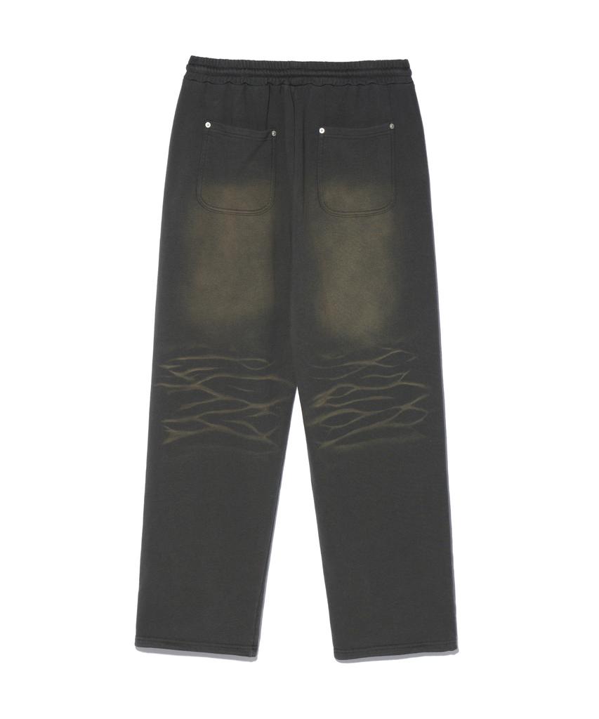 CRITIC Spray Dyeing Set Up Sweatpants Charcoal