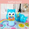 Owl Stamp Kids Educational Toy With Stickers And Coloring Book For Early Learning