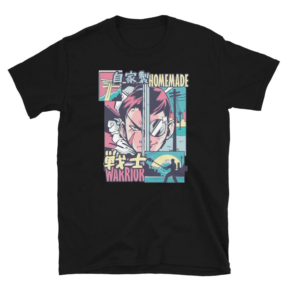 Japanese Animation Warrior Storytime T-Shirt XL