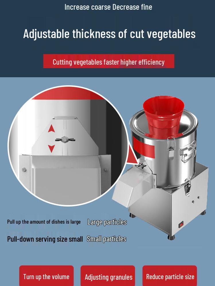 Commercial Electric Vegetable Chopper & Mincer for Chicken Feed and Granular Filling