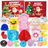 Calendario de Adviento Squishy de Empanadilla 2026 Misterio 24 Calendario Squishy Aleatorio Apretar Fidget Alivio del Estrés Regalo de Fiesta de NAVIDAD