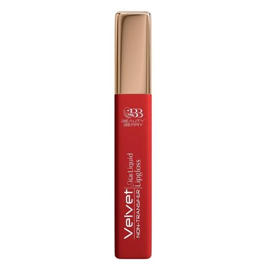 Beauty Berry Velvet Non Transfer Liquid Lipstick for Women (Chilly Red)