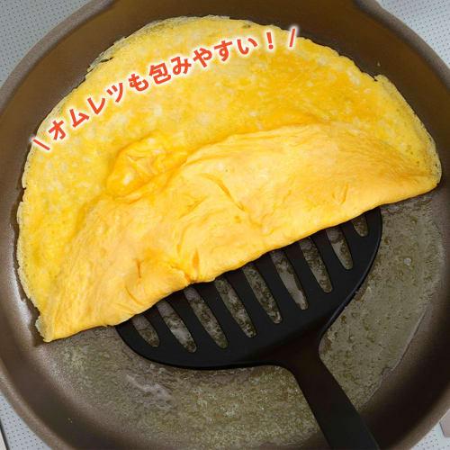 Shimomura Kihan Wide Turner, Set of 2 [Made in Japan], Dishwasher Safe, Large, Easy to Flipping, For Okonomiyaki, Pancakes, Hotcakes, and Simmered Fis