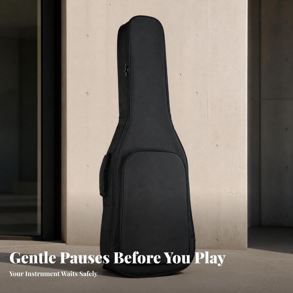 Electric Guitar Gig Bag Water-Resistant Ergonomic for Travel