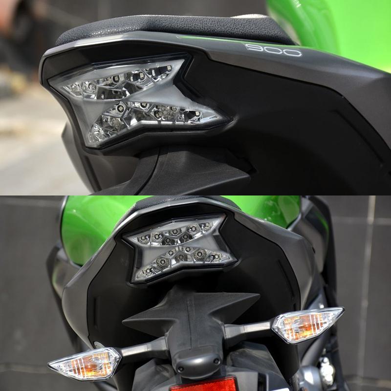For KAWASAKI Z900 Z650 Ninja 650 2017 2018  Rear Tail Light Turn Signal Blinker Lamp Integrated LED Brake