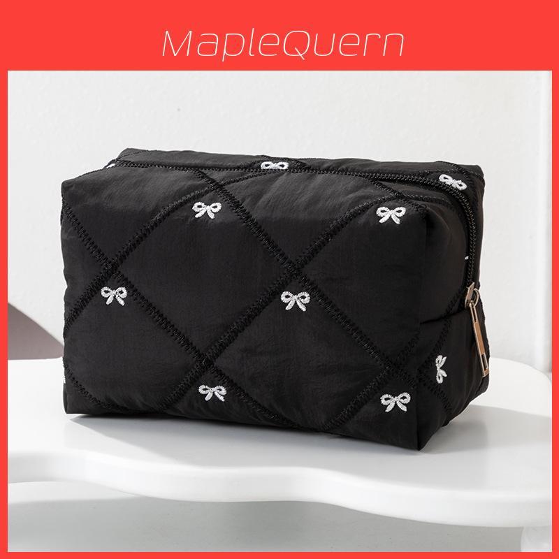 Butterfly Knot Cosmetic Bag For Travel And Home Use With Lightweight Durable Polyester Fabric