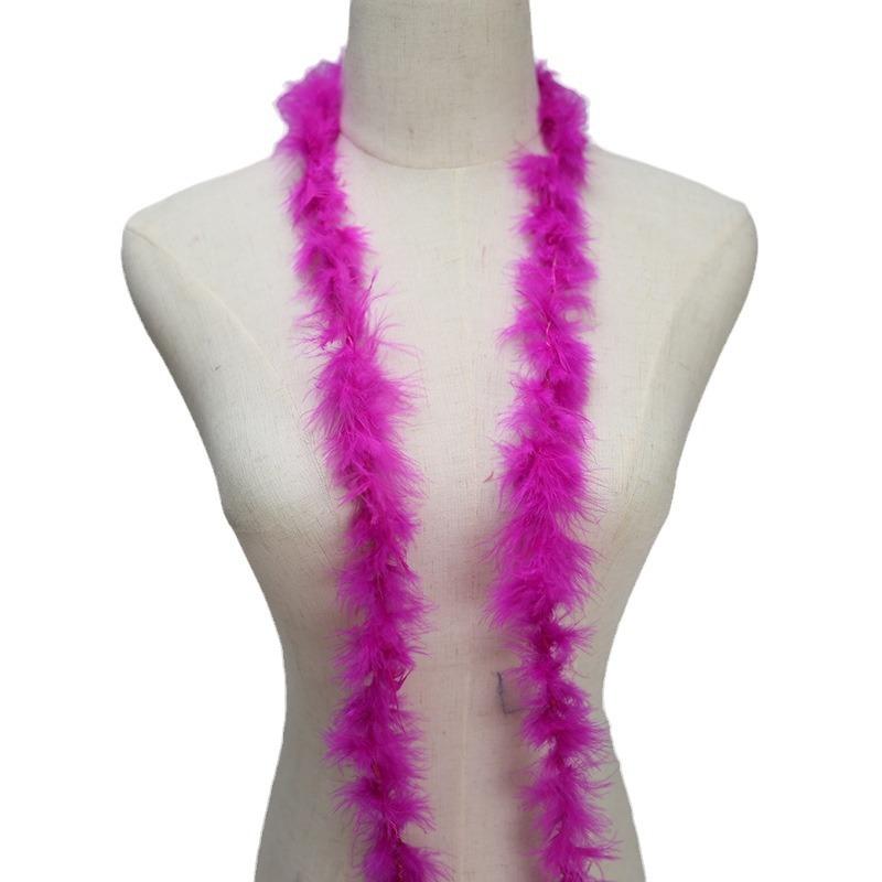 Direct Sales, Colored Turkey Tops Diy Interior Decoration Feather Accessories Bouquet Packaging Material Feather Strips