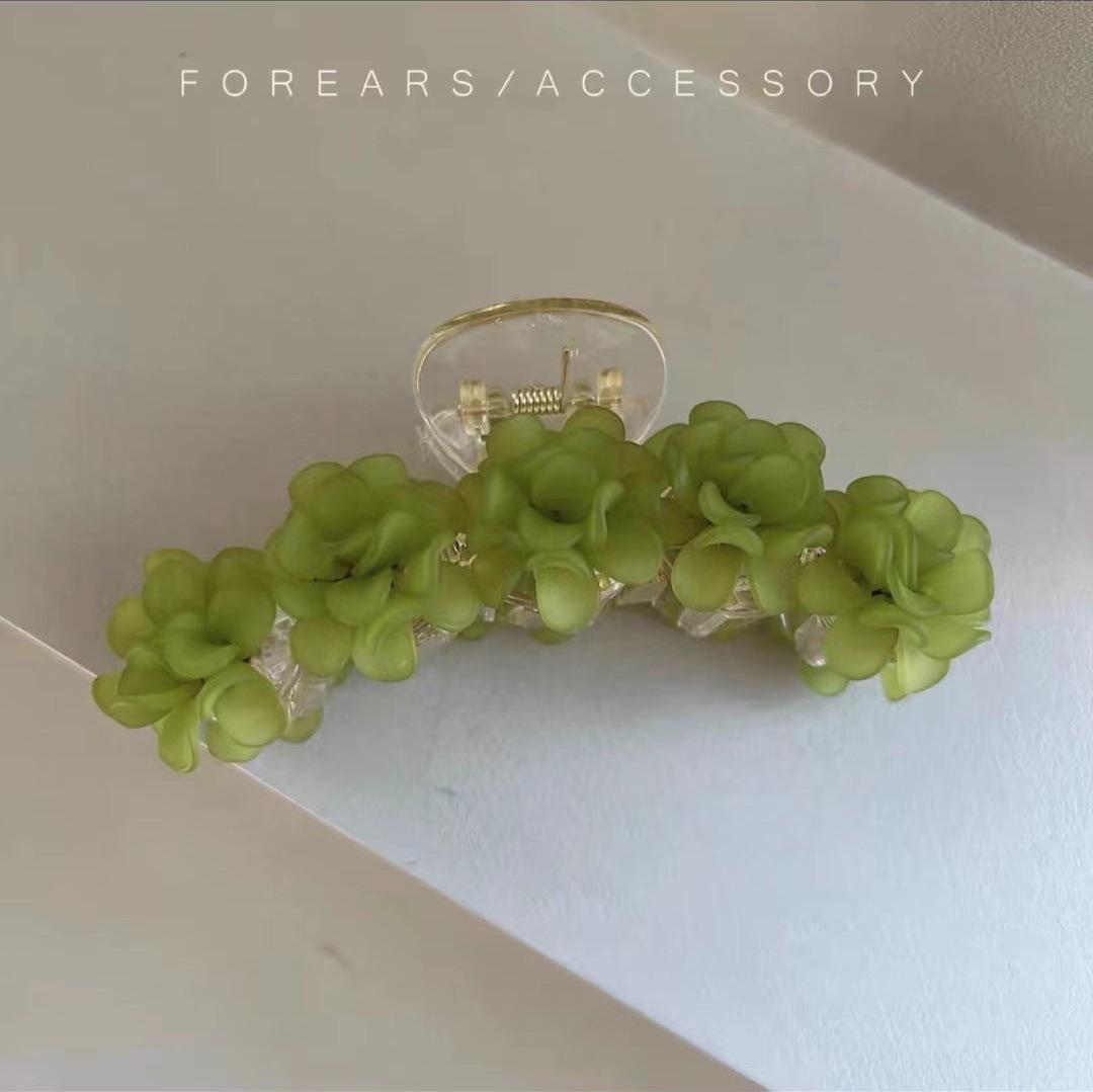 

Зеленый ландыш корейская заколка-краб для волос - Летняя свежесть аксессуар для волос зелёный