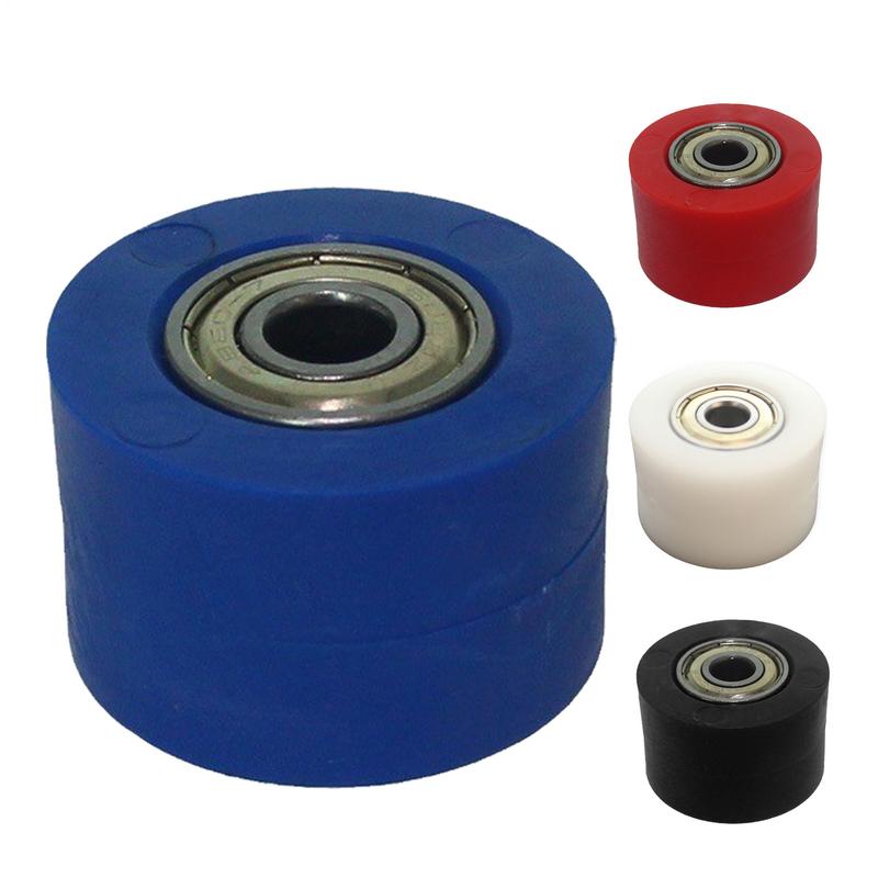 8mm Universal Motorcycle Chain Roller Tensioner Bike Atv Dirt Bike Motorcross Pulley Wheel Guide 8mm Drive Chain Guide