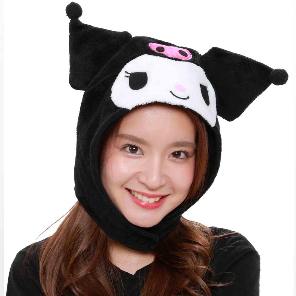 Sazac Kuromi Kigurumi One Size Fits Cap, All, SAN-1016