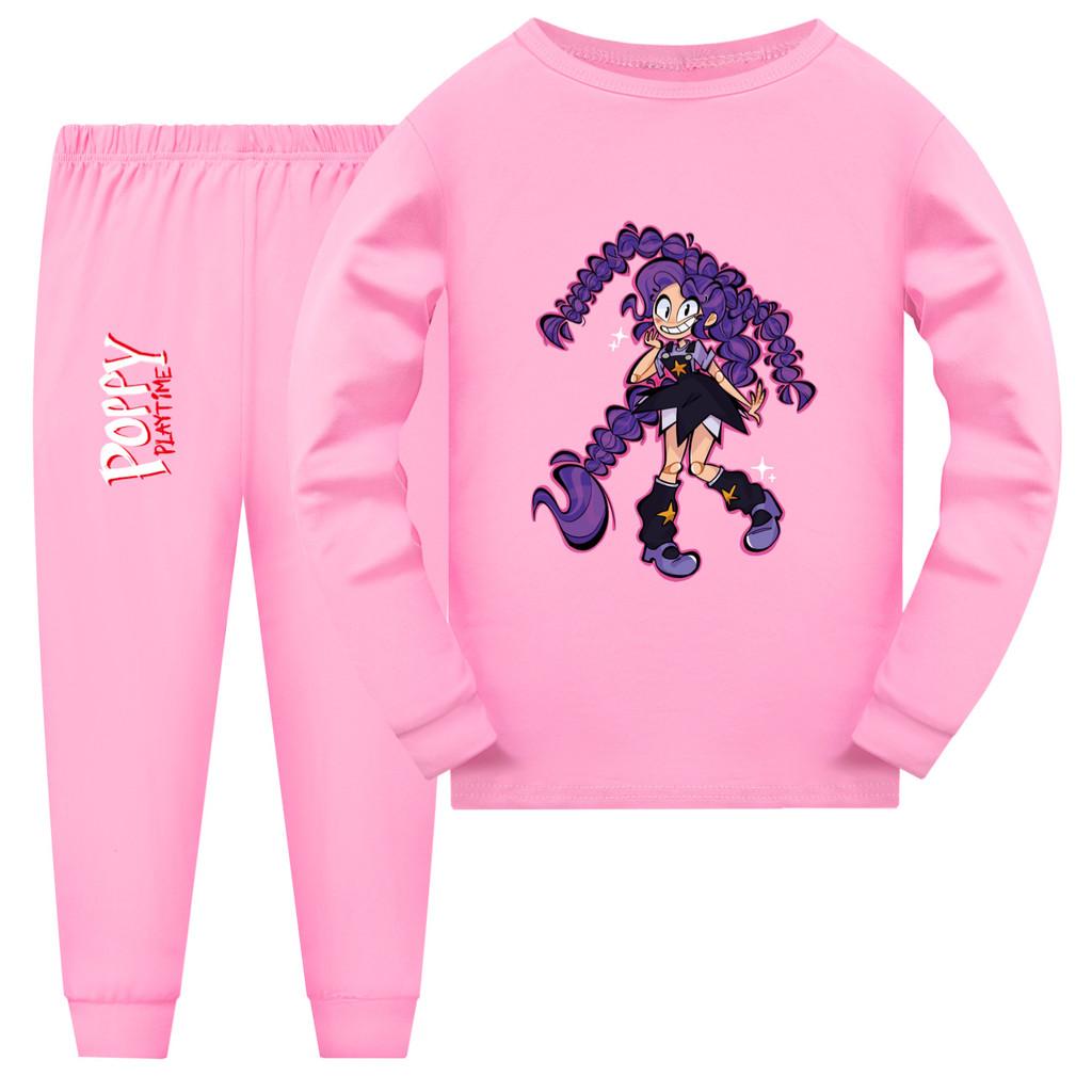 

5630 Kids Girls Lily Lovebraids Sleepwear Pajamas T-shirt Top Pants Sets 170cm рожевий