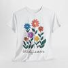 T-shirt Fleurs Sauvages | T-shirt Amoureux de la Nature | T-shirt Printemps Fleurs Air Frais