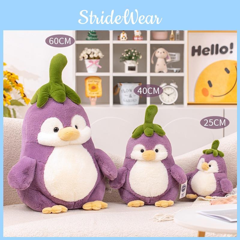 Plush Penguin Eggplant Toy Cartoon Cute Soft Fill Doll Children Gift Festival