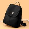Schoolbag Backpack Women's Soft Leather 1011 New Fashion Backpack Middle-aged Mom Travel Bag Soft Leather Large Capacity Student School Bag