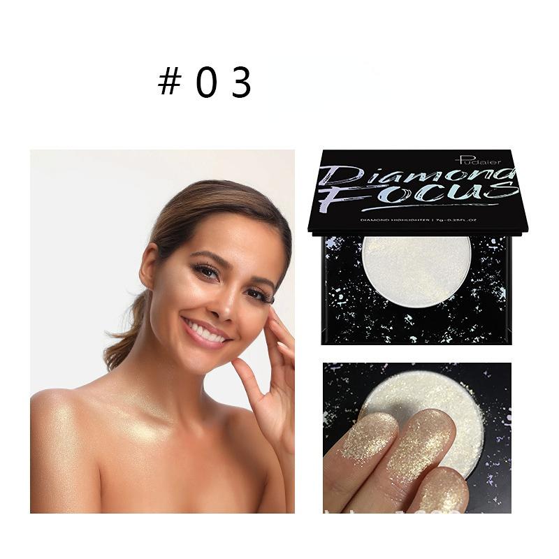 

Палетка теней для век Sparkling Diamond с блестками для мгновенного макияжа, монохромные блестящие тени для век для повседневного использования 03