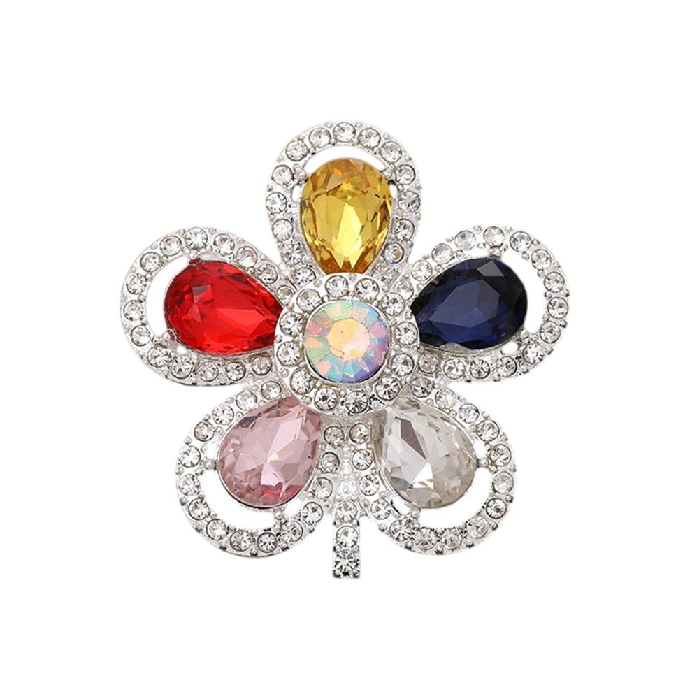 

DIY Підвіски для чохла телефону Металевий сплав Крапля води Квітка Страз Декорація Аксесуари для чохла телефону Silver/Colorful