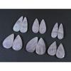 124Cts. Natural Pink Kunzite Matched Pair Pear Cabochon Gemstone 6Pair Lot C-1364